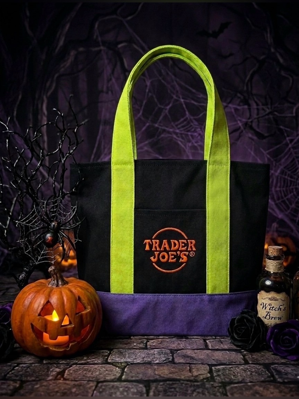 Trader Joe's Trick-or-Treat Canvas Tote
Bag
